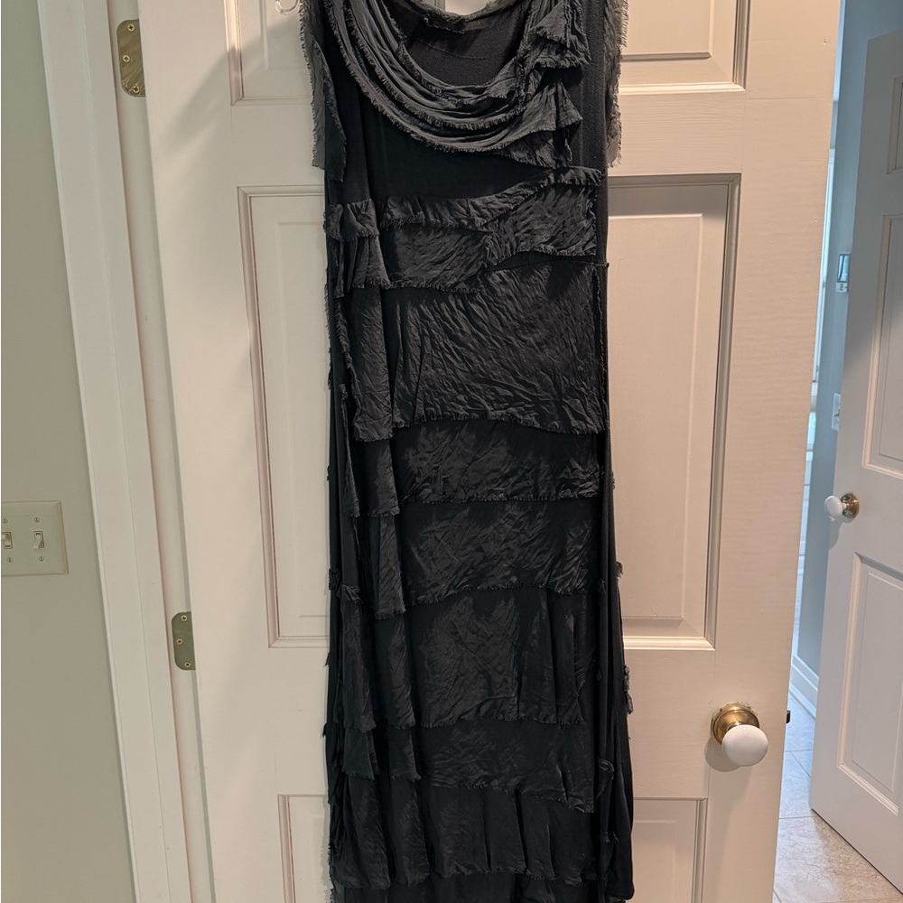 Elegant Black Layered Dress